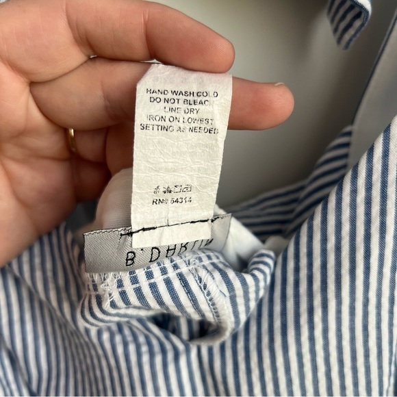 B Darlin Blue & White Pleated A-Line Sundress - Size 9/10 - Picture 10 of 15